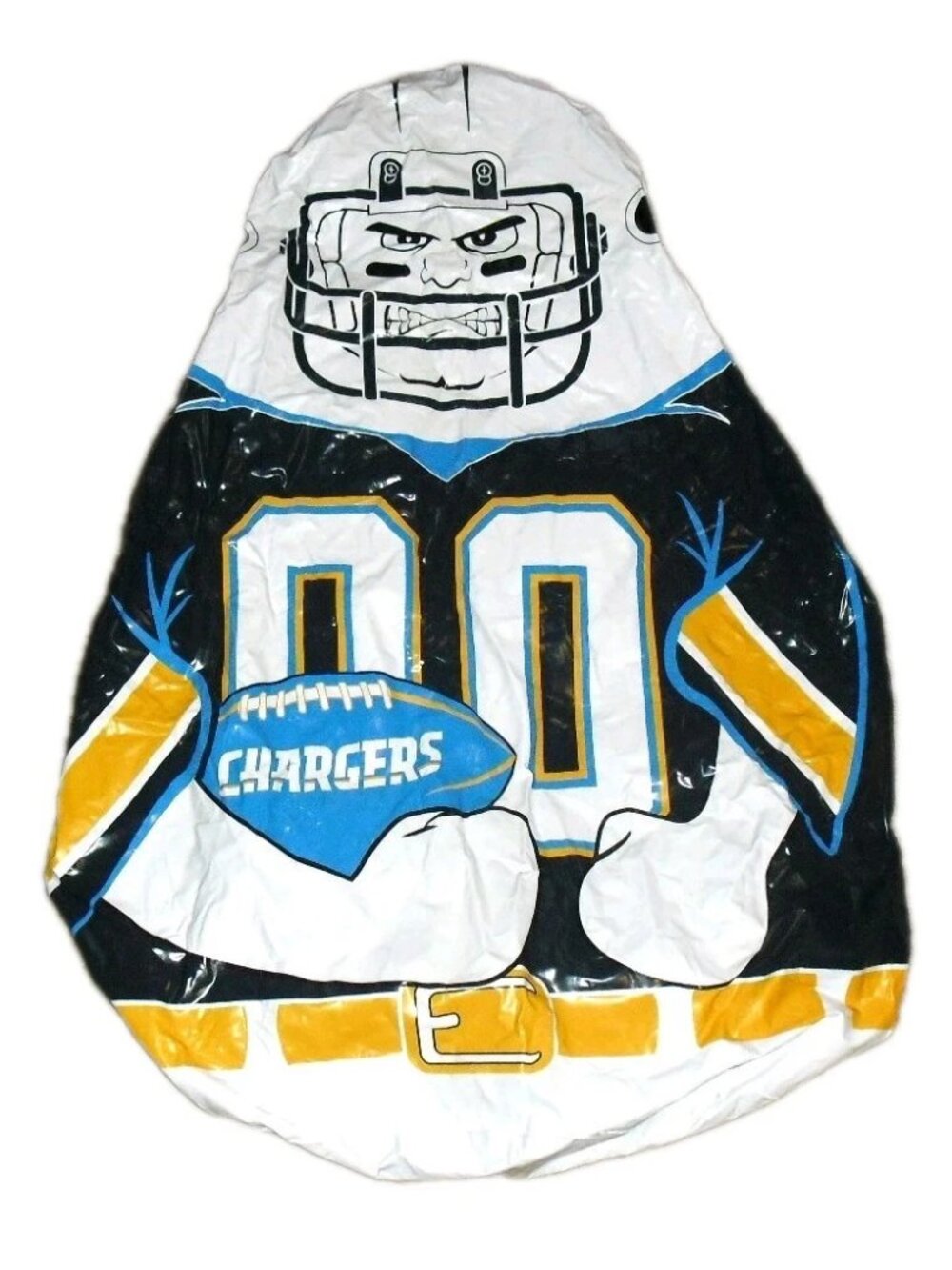 San Diego Chargers 40 Inch Inflatable Tackle Buddy Punching Bag New Nfl Vintage